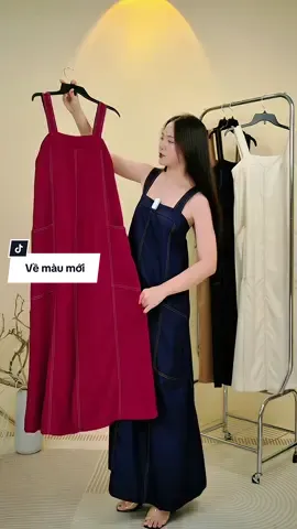 Về thêm 2 màu mới ạ😍😍😍#cebaboutique #damsuongbasic #damsuongdep #damsuongdangdai #damsuong #damtuihop 