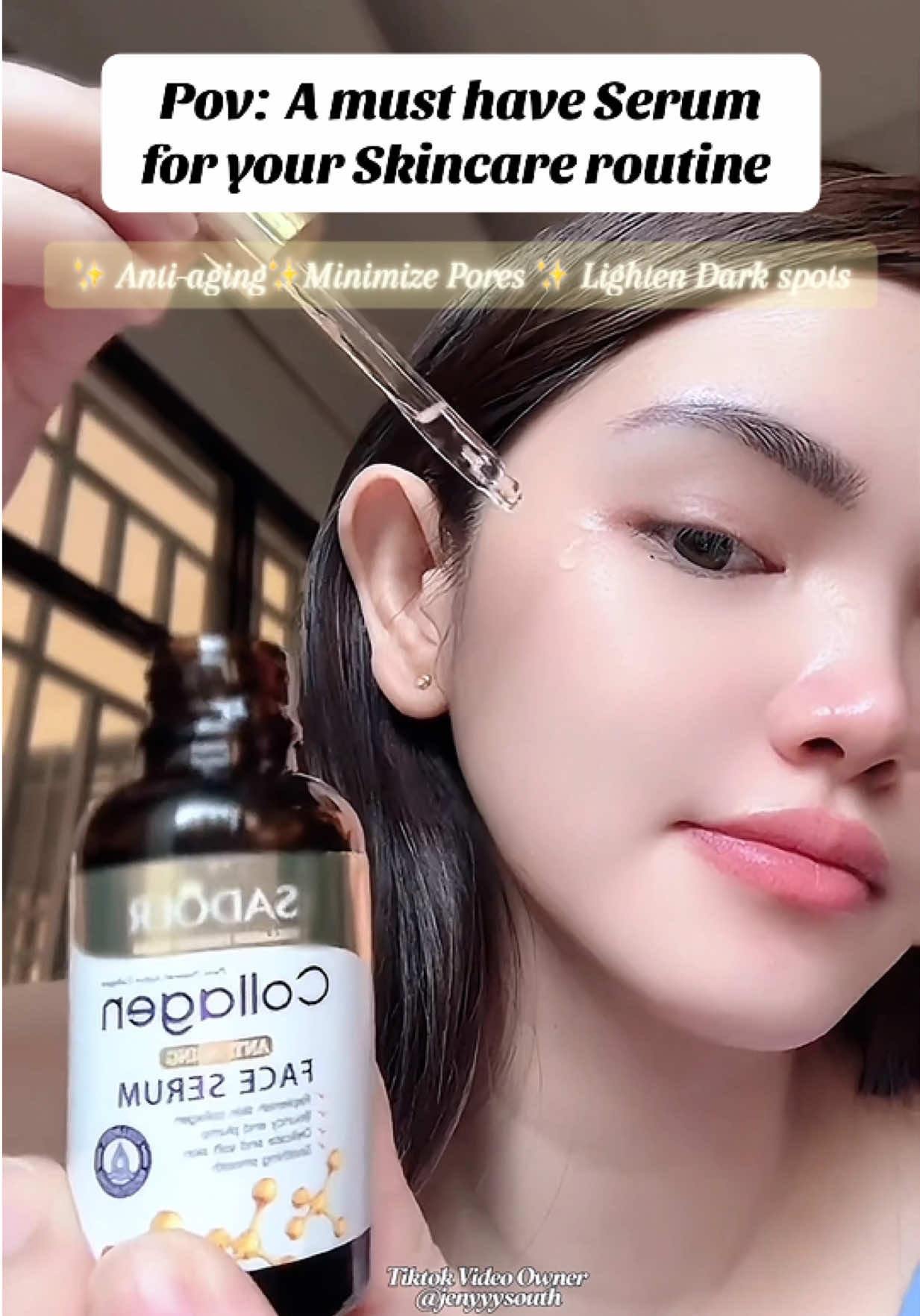 Collagen Serum is for Anti-aging effect #sadoer #collagenserum #serum #collagen #antiaging #creatorsearchinsights 