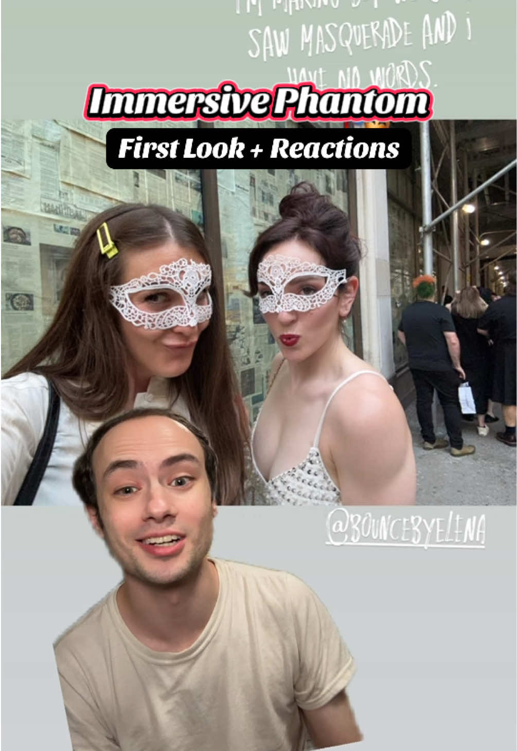 Masquerade held their invited dress tonight and first reactions are rolling in! #ImmersivePhantom #MasqueradeNYC #Phantom #PhantomOfTheOpera #AndrewLloydWebber #ImmersiveTheatre #BroadwayBen