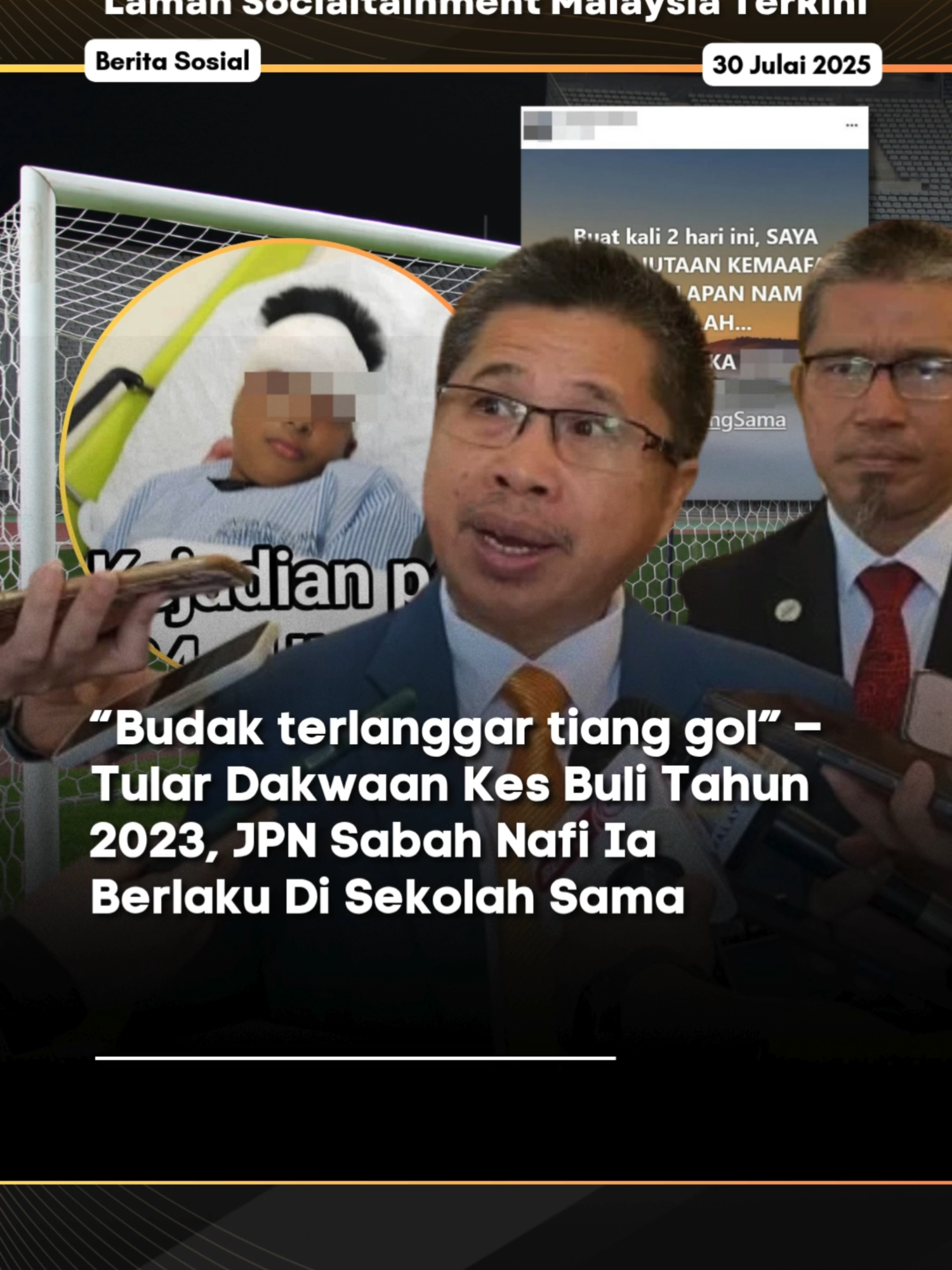 Sejak semalam, tular satu dakwaan daripada seorang bapa yang mengatakan anaknya telah menjadi mangsa buli di sekolah yang sama dengan Adik Zara Qairina. Menerusi perkongsian itu, si bapa memaparkan keadaan anaknya yang mengalami lebam teruk di bahagian mata dan kepala sehingga terpaksa dimasukkan ke hospital. Walau bagaimanapun, dalam satu perkembangan baru, Jabatan Pendidikan Negeri (JPN) Sabah telah menafikan dakwaan berlakunya kes buli di Sekolah Menengah Kebangsaan Agama (SMKA) Tun Datu Mustapha, Limauan, Papar pada tahun 2023. Untuk berita penuh boleh baca di kotak hijau di atas Jangan lupa untuk Like, Comment. Share dan Follow Lobak Merah!🧡 Terima Kasih! #fyp #fypシ #lobakmerahmy #beritaditiktok #viralstory #trending #trendingnewsmalaysia #ceritaviral #terkini #viralupdates #storyviral