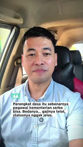 Perangkat desa = pegawai kementerian versi serba bisa. Bedanya cuma satu: gaji sering telat! #PerangkatDesa #BangunDesaBersih #ReformasiDesa 