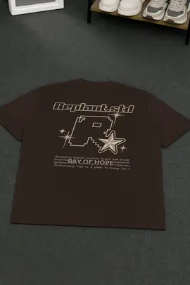 Replant - Tshirt Ray Of Hope Brown & Blue Basic Unisex Full Cotton Combed Sablon Unik #kaospria #kaos #kaoscasual #kaoslenganpendek #kaosdistro 