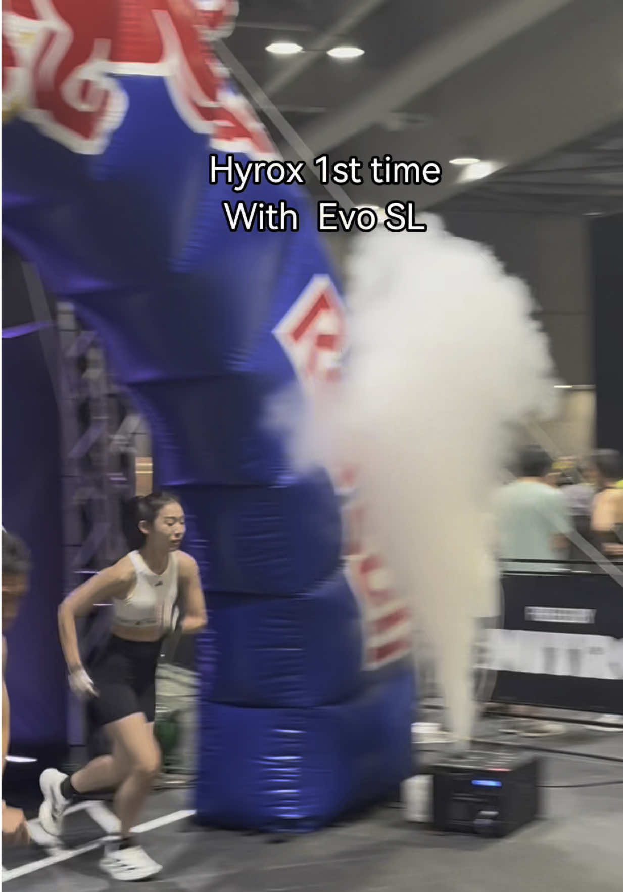 Hyrox 1st time with my Evo Sl  #evosl #adidas #adidasbrandday #fyp #hyrox #hyroxhk 