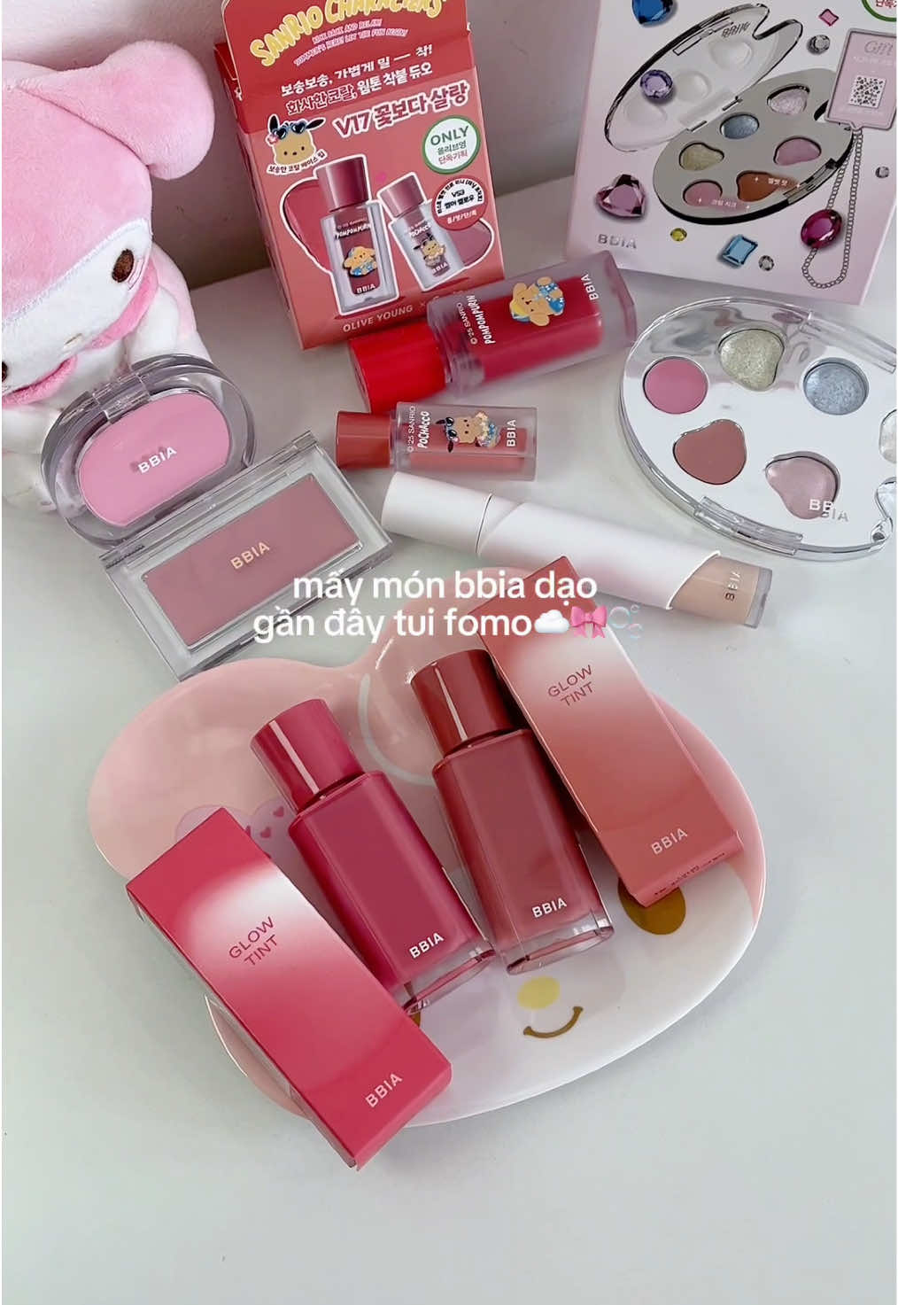 Bbia glow tint 🌸🍓#fyp #xuhuong #makeup #kbeauty #bbia 