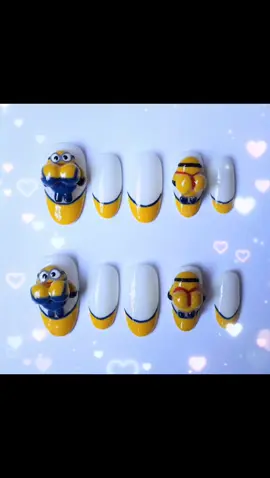 banana o papaya? 🔥 ig: @nails_by.maar  #minions #tuleperaconlapapaya #fyp #paratii #lunabella  dar créditos si recrean el diseño 😘