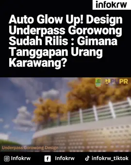 Design underpass gorowong, sudah rilis! Proyek ini akan telan anggaran APBD sebesar 15M. Gimana nih tanggapannya Urang Karawang?  Pemerintahan Kabupaten Karawang melalui Dinas Pekerjaan Umum & Penataan Ruang akan segera melaksanakan kegiatan pembangunan Underpas Gorowong Warungbambu. Sehubungan dengan adanya pembangunan tersebut maka akan ada penutupan ruas jalan yaitu Jalan Suhud Hidayat, mulai dari Bundaran Wirasaba hingga ke Jalan Surotokunto. Penutupan jalur lalu lintas akan mulai dilaksanakan terhitung pada hari:  ✅ 05 Agustus 2025 sampai 25 Desember 2025  Selama pelaksanaan berlangsung. Urang Karawang bisa menggunakan jalan alternatif, melalui ruas jalan : 📍Wirasaba-Johar  📍Wirasa-Tuparev  📍Wirasaba-Anggadita  Sumber: @aep_syaepuloh #infokrw #karawang #underpassgorowong #infrastruktur