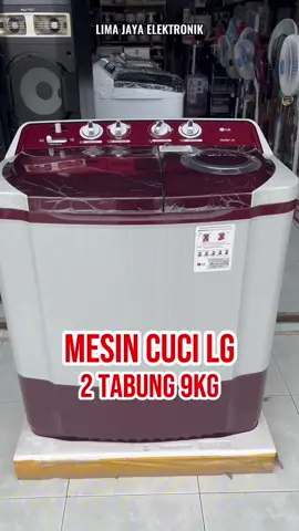 📣REKOMENDASI BUAT IBU2 RUMAH TANGGA📣 Lebih hemat tenaga dan waktu dengan Mesin Cuci 2 Tabung 9KG LG P9050R, bisa nikmatin waktu luang buat hal yang lain tinggal pencet dan puter ajaa gaperlu ribet😆 Kalo bu ibu pada maauu segera dapetin mesin cuci ini di Lima Jaya Elektronik Kemlagi (depan polsek kemlagi)  Bisaa kredit tanpa bunga sepeserpun juga loh syaratnya cukup bawa ktp ajaa🤗