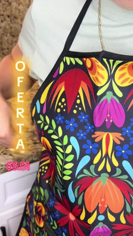 Mexican Folk Style Apron #apron #mexicanstyle #mexicano #mandil #mexicanculture 