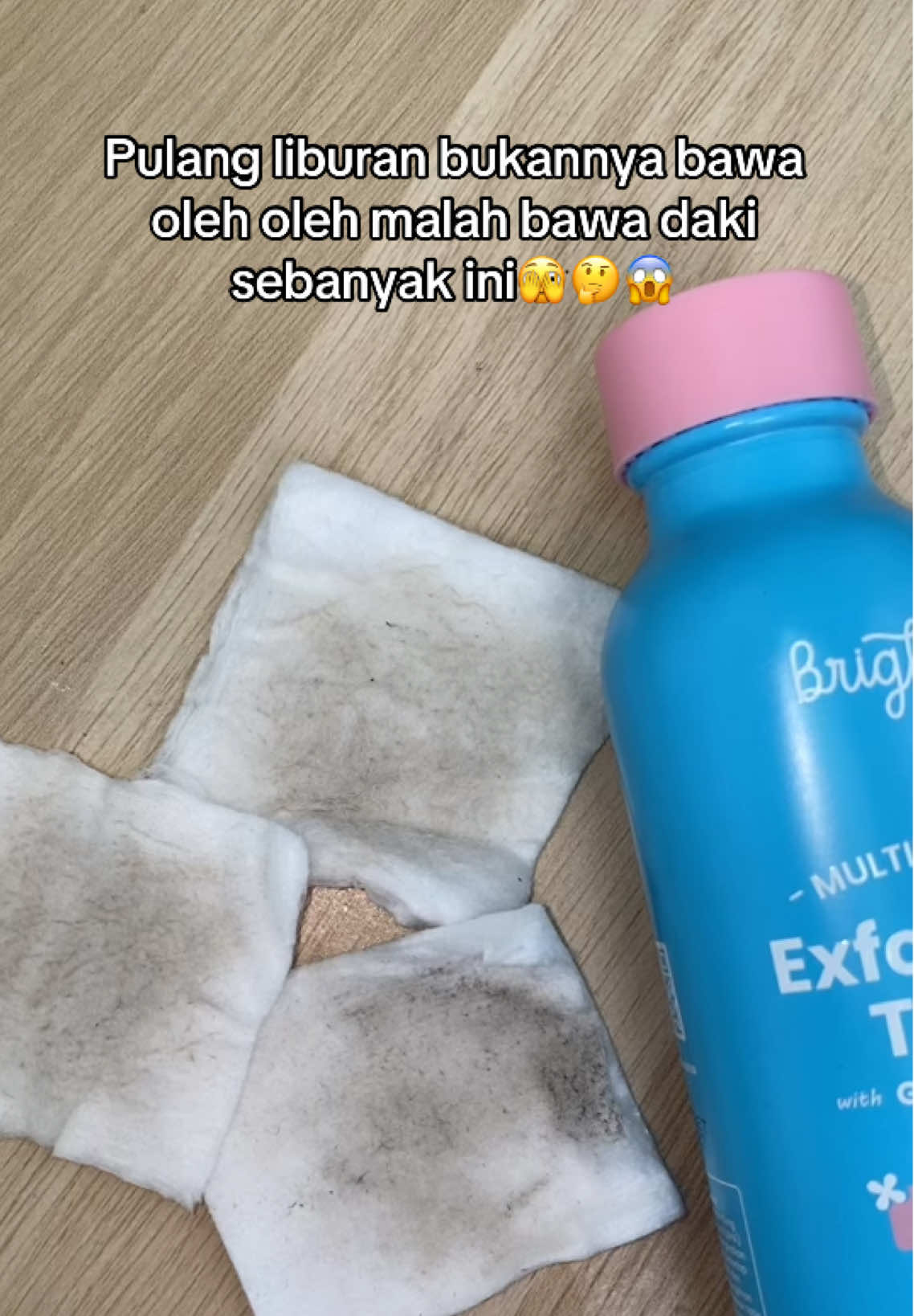 First of all... iww harus bgt exfoo #brighty #brightyindonesia #bodycare #fypシ゚ #exfoliatingtoner 