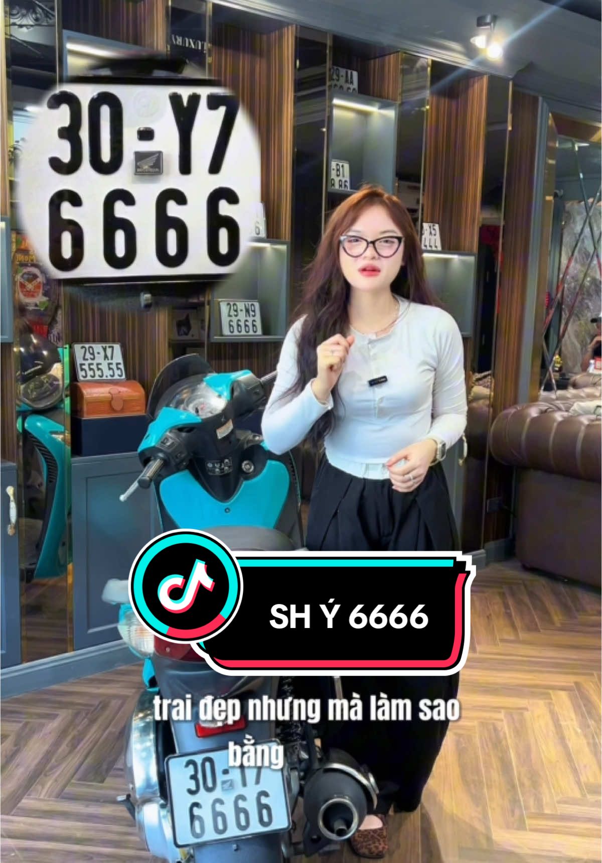 SH Ý biển số Tứ Quý 6666 #xuhuong #Tứ_Quý_6666 #18KARAT_BienSoDepVietNam