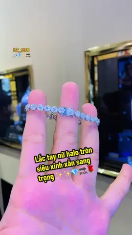 Lắc tay 💎 Halo tròn siêu xinh xắn sang trọng thanh lịch #tamluxury #lactay #tactaynu #xinhxan #trangsuckimcuong #trangsuc #kimcuongthiennhien #kimcuong #lactaykimcuong #diamond 