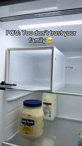 anyone else family can’t be trusted? #FYP #food #trustissues #security 
