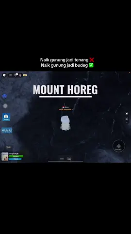 Heboh banget gunungnya gkuat 🥲  #roblox #robloxfyp #horeg 