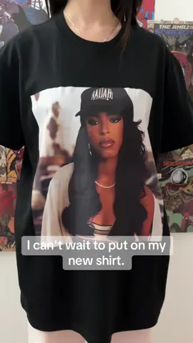 I can't wait to put on my new shirt.#tshirt #ootdfashion #outfitideas #oversizedshirt #aaliyah #clothes #fashion #outfit #style #tiktok #oversized #Summer #videos #tiktokshop #fyp 
