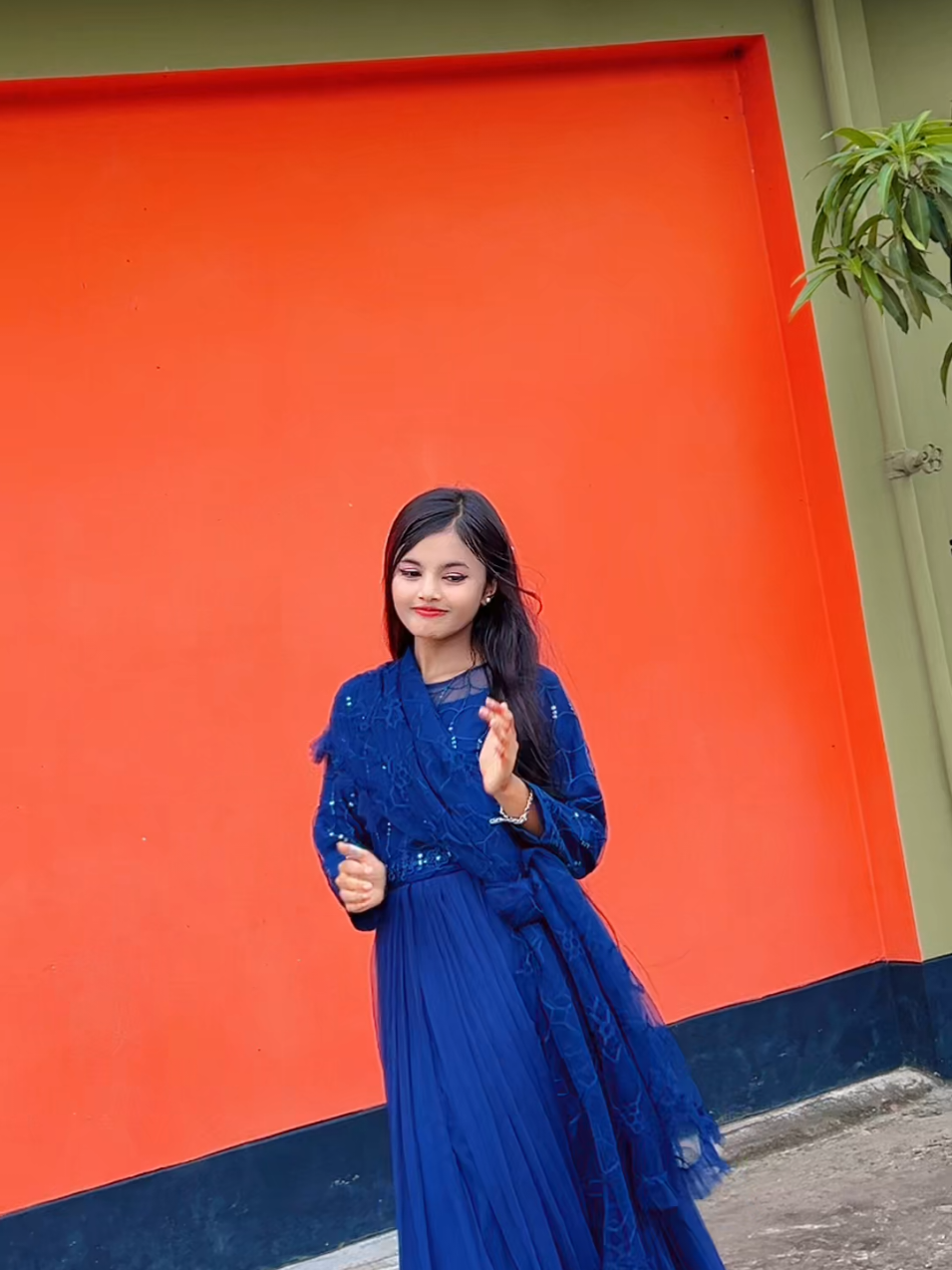-blue.....!»💙« . . . . . . . Dress from :@Marufa ponno House @_munni_ @_Momin_Hossain_🥹🫶 