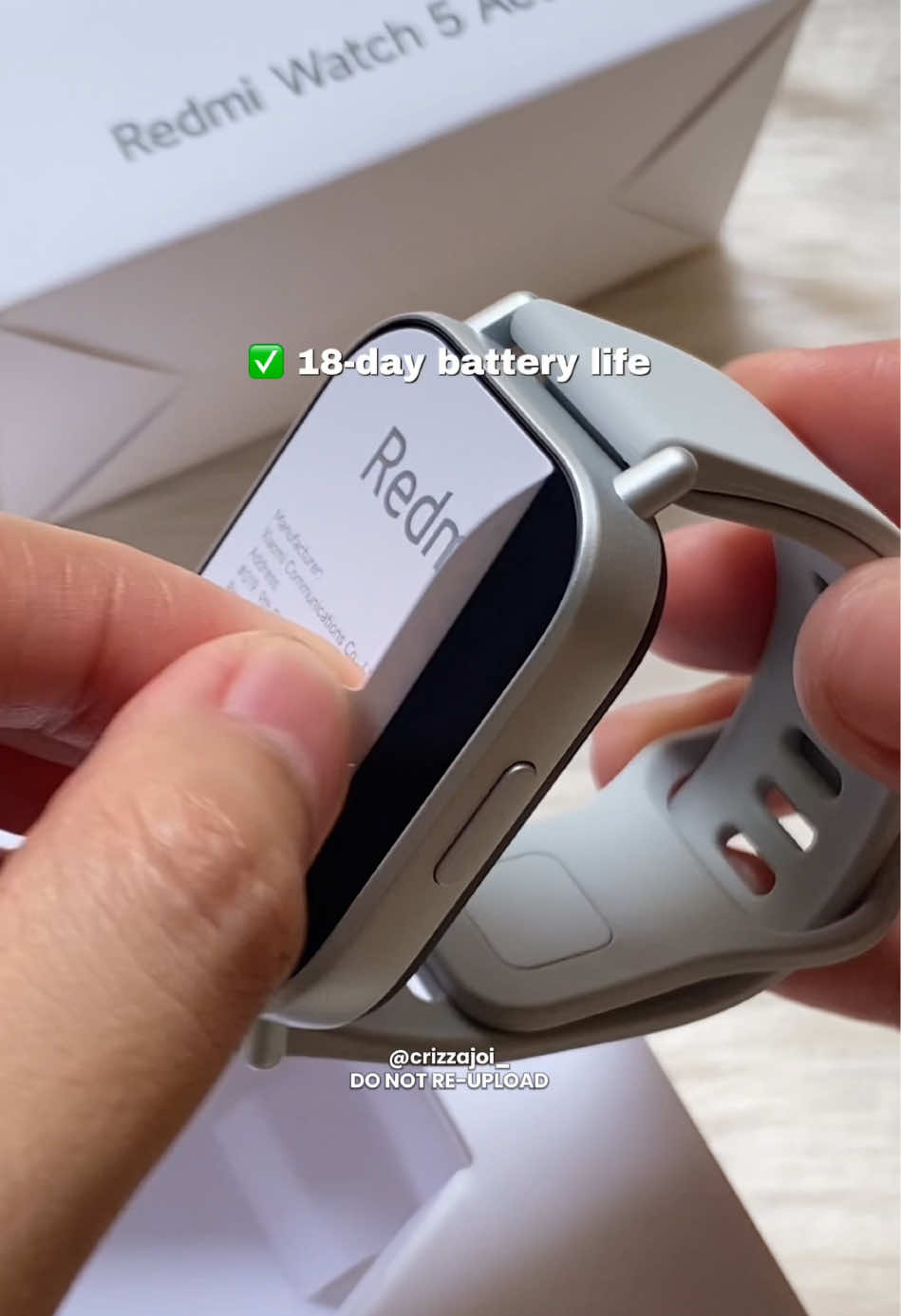 SO IN LOVE WITH THIS PURCHASE! 😍 Ang daming features na magagamit talaga for daily use, plus up to 18 days batt life?! Girl, super worth it! ✨ @Xiaomi Philippines @Xiaomi #xiaomi #redmi #redmiwatch5active #watch5active #watch #smartwatch #digitalwatch #wristwatch #sportwatch #fitnesswatch #runningwatch #wearabletech #techtok 