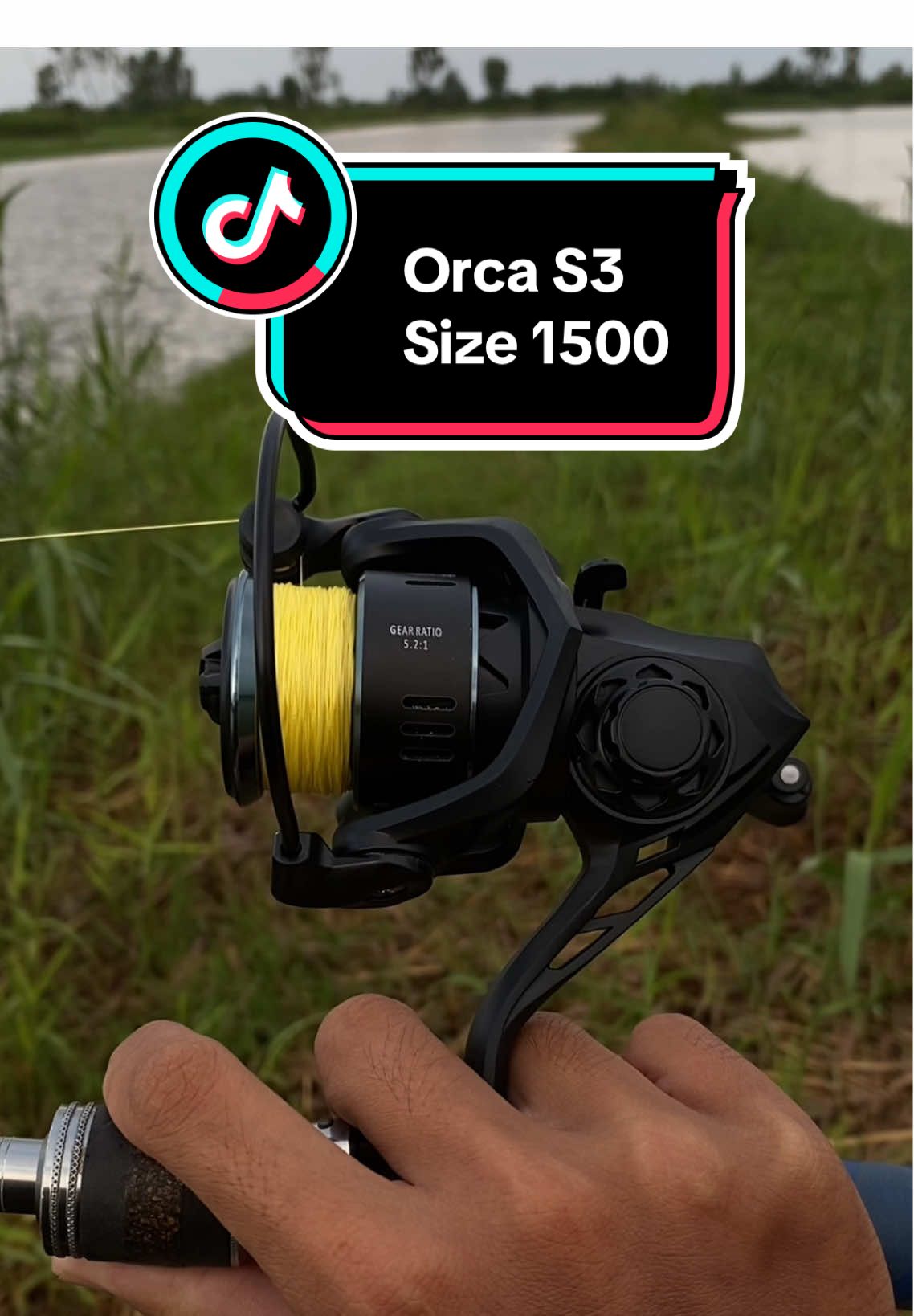 Máy câu đứng orca S3 size1500 tặng dây kèm khoá lure🎣    #lure #caucagiaitri #f4minhlure #bscaulurre #xuhuong 