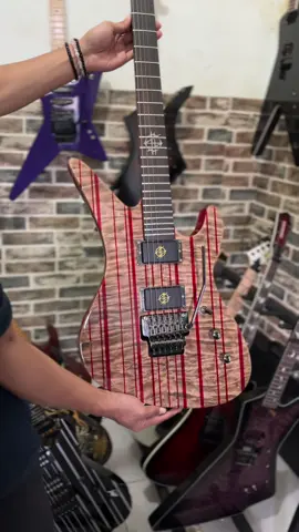 Schecter Guitar Custom HQ #schecter #schecterguitars #schecterguitarsofficial #customguitar #syn #a7x #a7xindonesia #guitartok🎸 
