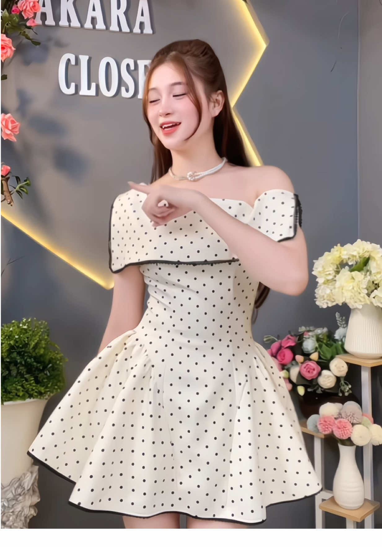 Vừa hay che được rất nhiều khuyết điểm #damchambi #vayngan #damlechvai #vaysangchanh 