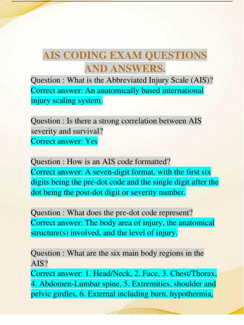 AIS CODING EXAM QUESTIONS AND ANSWERS #ais coding exam questions and answers #ais coding questions #ais practice test #ais exam 2 #ais exam 2 quizlet #ais practice exam #ais exam quizlet #binary code questions and answers #basic coding quiz questions #coding exam questions #coding exam practice questions #coding quiz aes #icd-10 coding exercises with answers 2022 #ais final exam quizlet #medical coding final exam answers #general coding assessment practice #general coding assessment questions #codesignal general coding assessment questions and answers #general coding assessment codesignal questions #hccs coding assessment test #hackerrank coding test example #ahima coding questions #coding answer key #ais 25 practice exam #medical coding assessment questions #ais coding manual #oasis exam questions #oasis answers practice test #oasis answers cos-c exam #oasis test answers #oasis exam sample questions #practice coding assessment #coding q&a #quizlet coding quiz #r coding test #r coding exercises #r coding interview #tsa coding practice test #tsa coding exam #tsa coding test #tsa coding practice problems #uasi coding test #coding exam questions and answers #wais coding test #wais-iv coding test #wais coding #wais coding description #medical coding exercises with answers #y axis and x axis problems #y axis and x axis worksheet #x and y axis practice #z-score questions and answers pdf #z-score practice problems with answers pdf #z-scores worksheet answer key #ais coding certification #ais exam 1 quizlet #ais exam 3 quizlet #3.2 code practice question 3 answers #3-2-1 code it 2022 answer key #4.3 code practice question 2 edhesive answers #ais coding test #8.10 code practice question 2 answer