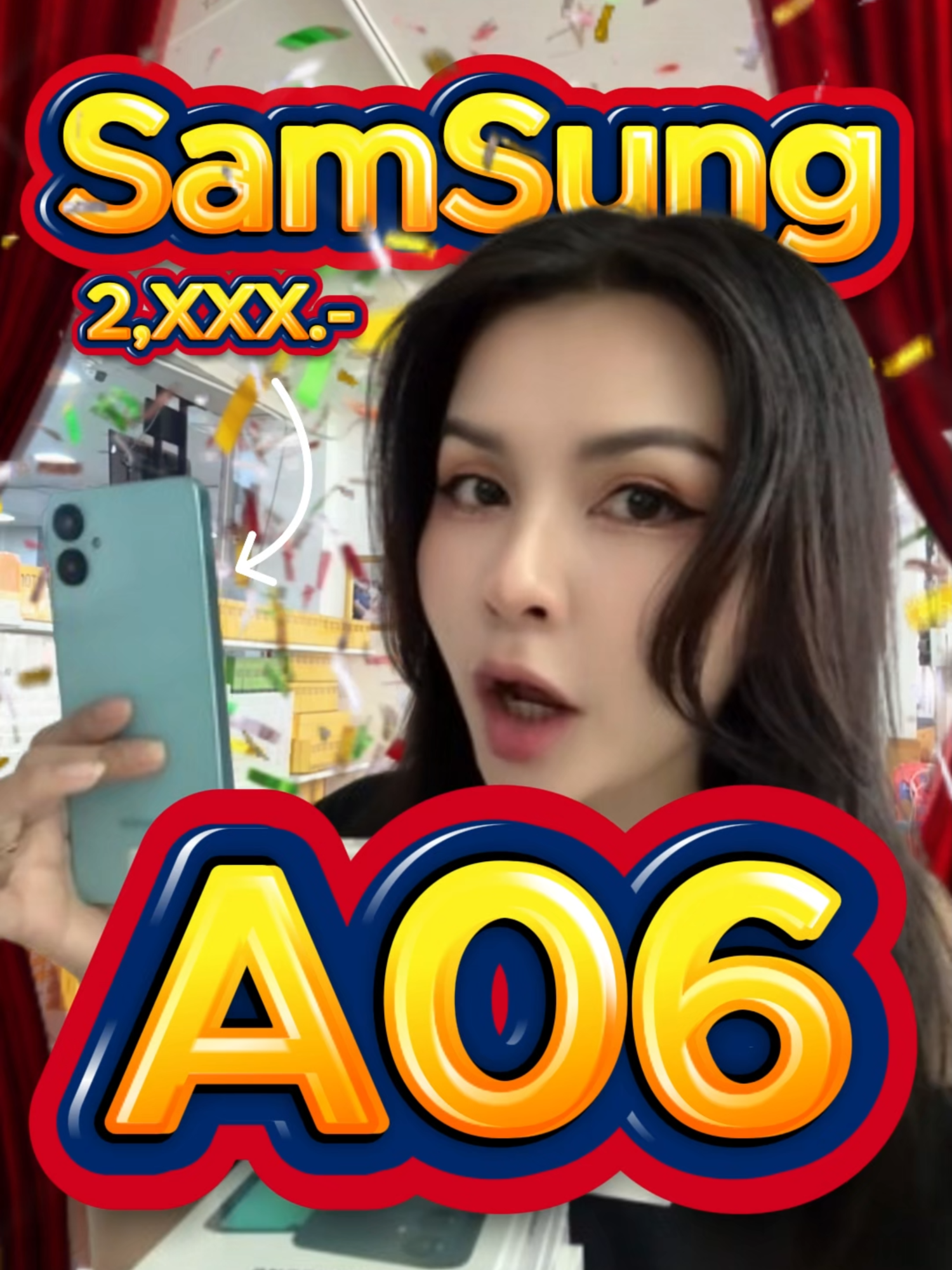Galaxy A06  สมาร์ทโฟนคุณภาพดีเร็วแรง ชาร์จไว ปลอดภัยด้วย Auto Blocker ป้องกันมิจฉาชีพได้แค่คลิกเดียว  มาพร้อมกล้องที่คมชัด ที่ถ่ายภาพสวยทุกมุมมอง  พร้อมแบตเตอรี่ขนาดใหญ่ใช้งานได้ยาวนานและมีประสิทธิภาพ เหมาะกับทุกไลฟ์สไตล์ในการใช้งาน ขนาดหน้าจอ 6.7 นิ้ว แบตเตอรี่ 5,000 mAh มาพร้อมกล้องความคมชัดสูงถึง 50MP #นินจาโอม #มือถือ