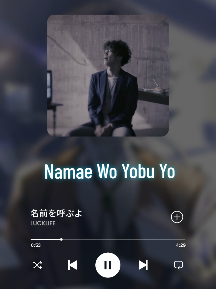 名前を呼ぶよ (Namae Wo Yobu Yo) by LUCKLIFE  #名前を呼ぶよ #namaewoyobuyo #lucklife #bungoustraydogs #bungou #stray #dog #ost #anime #intro #outro 