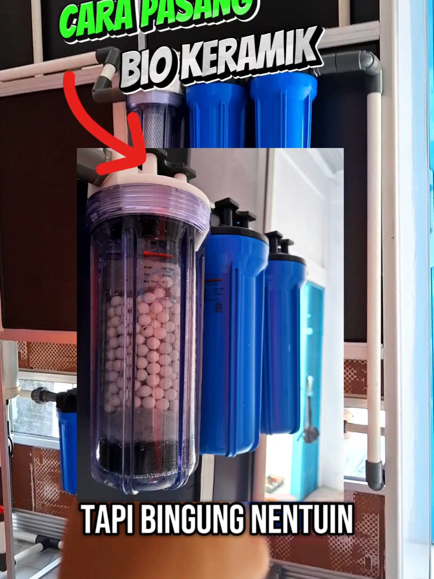 BIO KERAMIK PASANG DI FILTER SEBELAH SINI