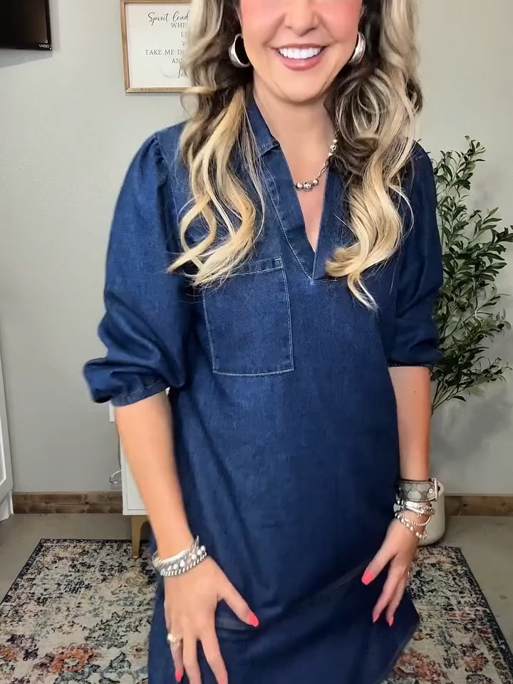 Women's Casual Denim Dress#SP_1BEF8BZ