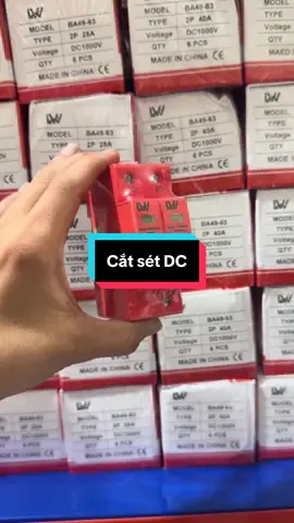 Cắt sét lan truyền DC #diennangluongmattroi #diencongnghiep 