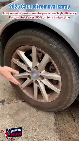 Homonth Car Rust Removal Spray | Instantly dissolves iron particles from car body and wheel rust, protecting and renewing paint 🚗 #CarRustRemover #IronParticleClean