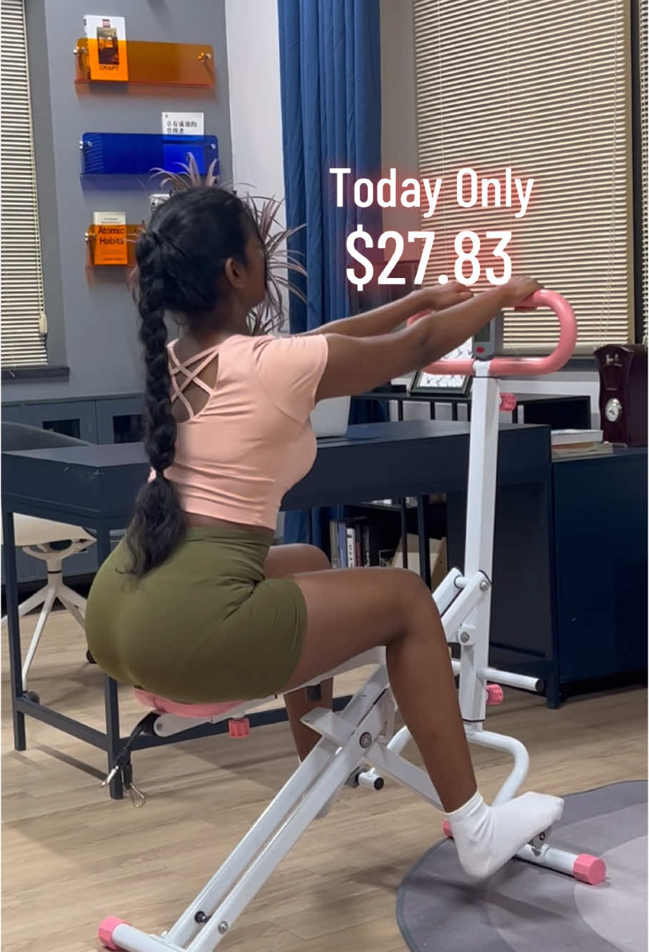 At home squat machine🥰🥰#squatmachine #squats #fitnessathome #exercises #Fitness #gluteworkout #homegym #tiktokshop #fyp 