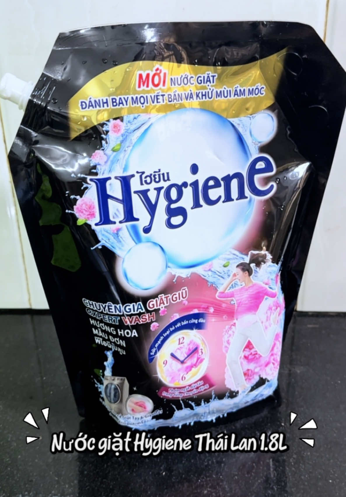 Nước giặt Hygiene Thái Lan 1.8L . Đánh bay vết bẩn và khử mùi ẩm mốc hương hoa mẫu đơn #nuocgiathygiene #hygiene #nuocgiatthailan #affiliatemarketing #tiepthilienket #thaivan879 