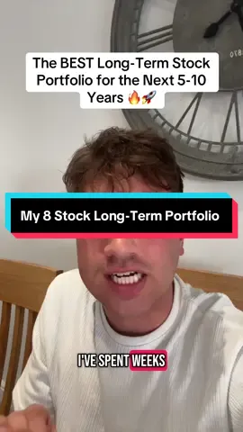 This is the best stock portfolio for the next 5-10 years in my opinion 🔥 #stock #longterminvesting #investor #investing #howtoinvest #stocktok #trading212portfolio #portfolio 