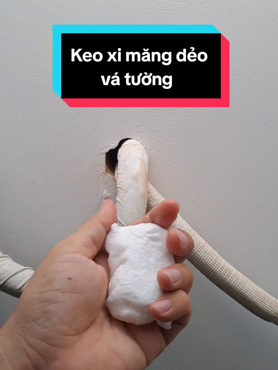 Keo xi măng dẻo vá tường #keo #keovatuong #ximangdeo #giadungtienich 