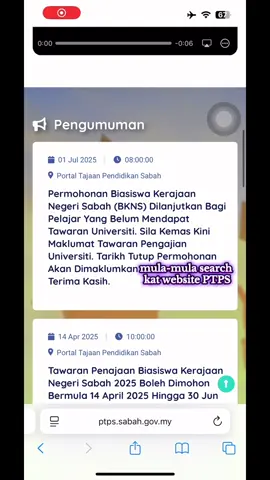 tutorial isi BKNS #biasiswa #bkns #fyp #sabahancrew_fams 