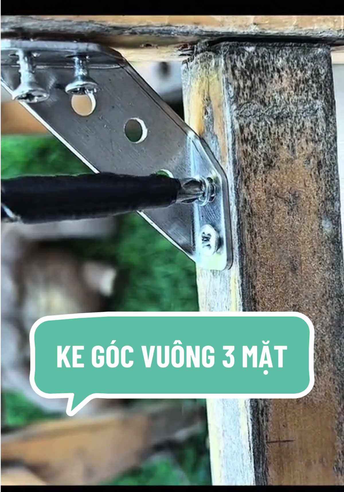 Ke góc vuông 3 mặt gia cố đồ đạc, treo giá kệ #longkimkhi #bachhoa992 #kegoc3mat #kegocvuong3mat 