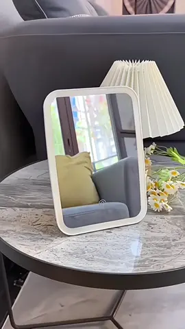 Cermin Lampu LED Kaca MakeUp Rias Kotak Touch Screen #cerminled #cerminmakeup #cerminrias #fyp 