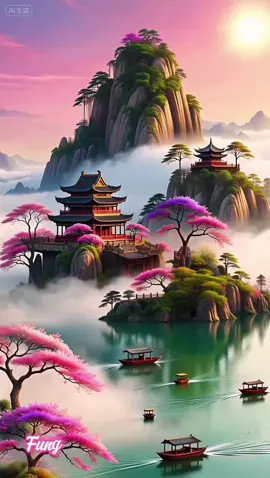 山水仙境之桥 #山青水秀好风景 #人间仙境美不胜收 #美在山水间聆听大自然的旋律拇图文 伙伴计划 超好看的高清壁纸，选一张换上美景