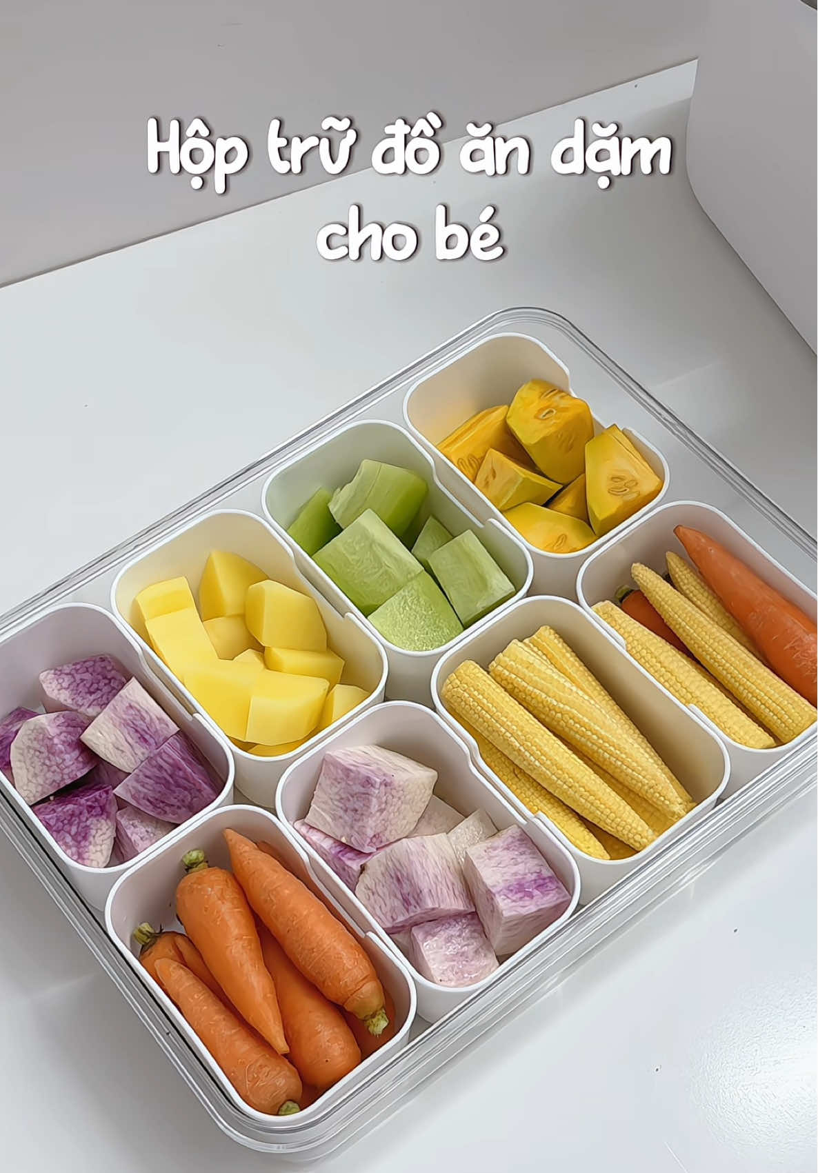 Mẹ bận mà muốn con được ăn đa đạng món, vẫn giữ được độ tươi ngon thì tậu liền hộp này nhaa #embegao #hoptrudoan #hopnhieungan #mebimsuachamcon #andam #xh 