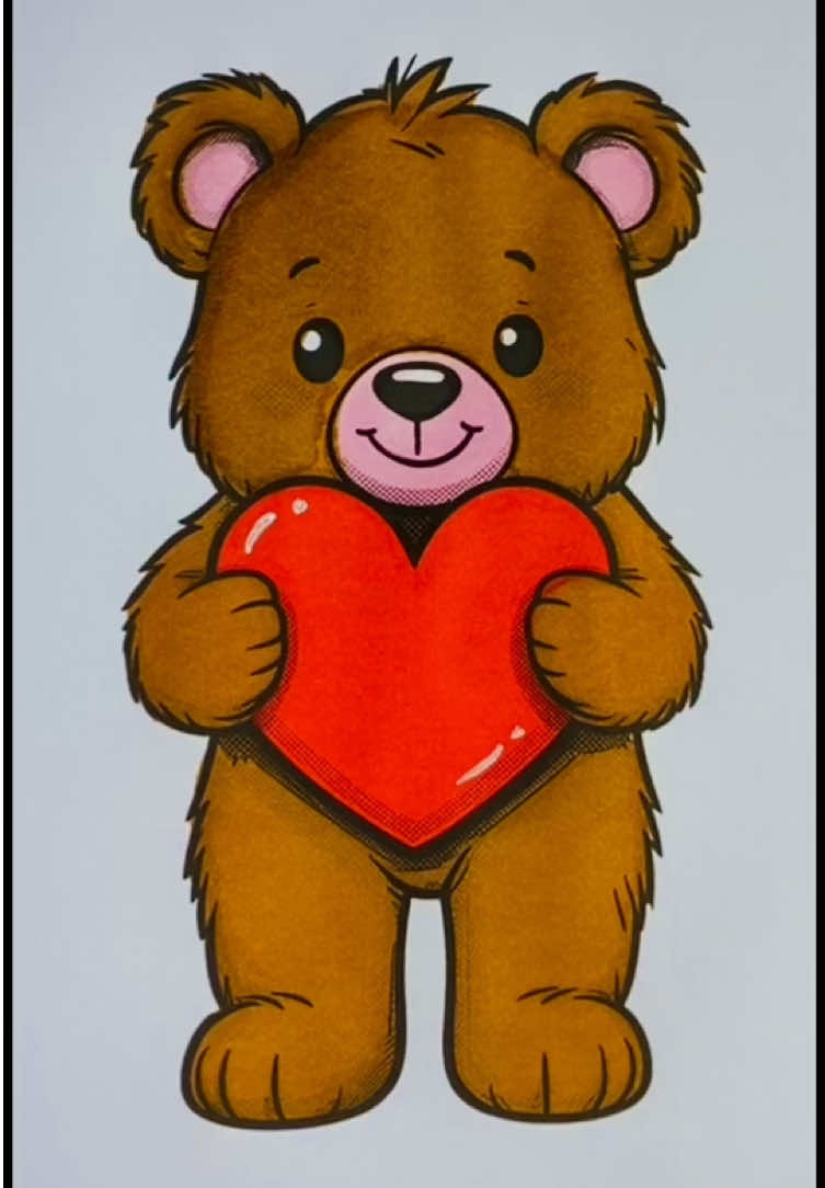 Coloring 🐻🐻❤️❤️… #fyp #foryoupage #colorindo #colors #coloring #asmr 