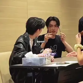 their child just got out of this world an hour ago but here they are already flirting in front of everyone again #AouBoom #อู๋บูม  #aou_tnbknr #besevboom