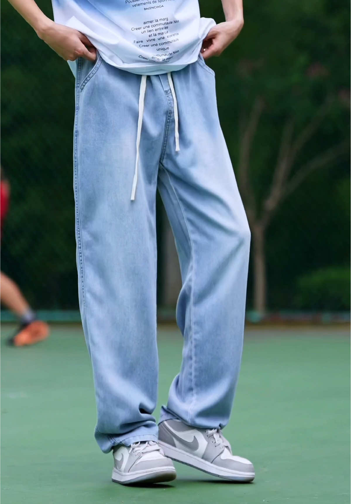 Quần jean nam nữ ống rộng bigsize #quanjean #quanjeannam #quanongrong #viralvideo #xuhuongtiktok #yfp 