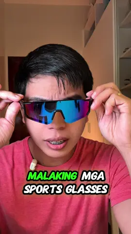 Medyo maliit na sports glass. #sportsglasses #bikerglasses #windproofglasses #dustproofglasses 
