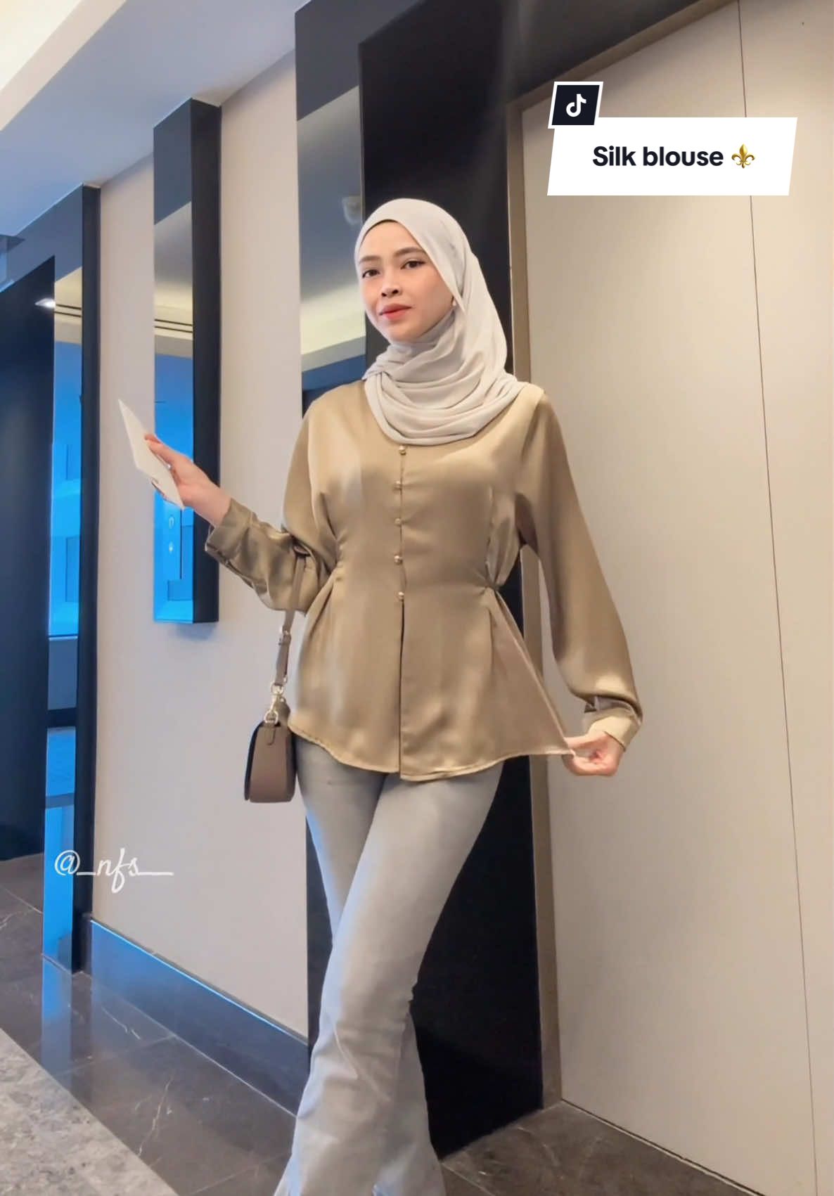Quick fit check, so much love for the blouse 🤍✨✨@Mspineapples #fyp #silkblouse #blaussutera #tieblouse #blousesatin #blousesatinsilk #blousesutera #blaus #xyzbca  #kemejaplain #kemejakosong #kemejasatin #satinblouse #blousesatin #satinpremium #grwm #grwmroutine #grwmoutfit #getreadywithme #grwmaesthetic #grwmforwork #tutorialtudung #tudungtutorial #shawltutorial #blousewanita #blousekorea #blousesatinviral #blousesatinsilk #bajukemejasatin #Satinblouses #oldmoneystyle #classy #classystyle #classylady #classyoutfit #outfitideas #outfits #outfitinspiration #TikTokFashion #outfitcheck #OOTD #outfits #outfitoftheday #dressup #ootdhijab #ootdfashion #officetok #OfficeOutfitIdeas #smartcasual #smartcasualoutfits #outfitfortoday #outfitforwork #outfitformal #elegantfashion #elegantes #richlook #richoutfit #richstyle #hijabstyle #hijab #hijabtutorial #hijabitiktok #HijabFashion #hijabgirl #hijabigirl #hijabinspiration #hijabifashion #oldmoney #mixandmatch #topsatin #satintop #blousemurah #blousewanita #bajucantik #bajuselesa #bajusejuk #outfit #outfitideas #outfitinspo #outfits #outfitinspiration #trending #trendingvideo #trendingsong #trendingtiktok #trendsetter #trendsong #outfitcheck #elegantstyle #elegante #elegant #oldmoney #oldmoneyaesthetic #oldmoneyoutfits #kemejakerjamurah #kemejawanita #kemejapolos #kemejastyle #kemejaoversize #kemejakantor #kemejakantorwanita #kemejaoffice #bajukemeja #bajukemejamurah #bajukemejacantik #bajukemejawanita #bajukemejawanitaviral #cleanoutfit #outfitins #bajukerja #bajukuliah #bajustudent #bajukerjamurah #bajukerjawanita #hijabfashion #hijabfashionstyle #bajukelas #trendingfashion #trendsetter #satinskirt #skirtsatin 