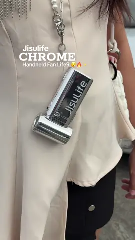 JISULIFE CHROME SPECIAL EDITION is back on stock! 🤩✨ #jisulife #jisulifechromehandheldfanlife9 #jisulifechromespecialedition #minifan #fyp  @Jisulife-PH 