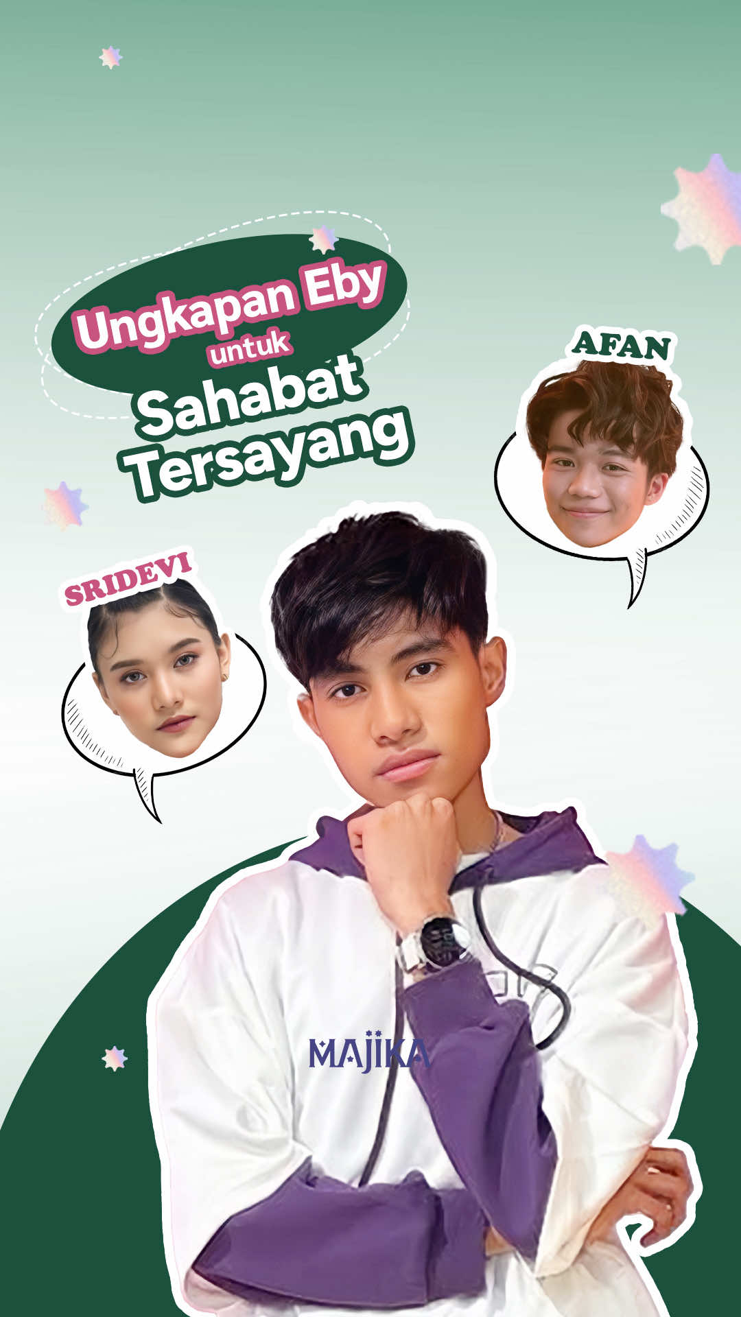 Happy International Friendship Day, Dreamers! 🤩❤️ @EbyRiztaDA5✨ baru saja ungkapin rasa sayang ke sahabatnya, sekarang giliran kamu! Tag sahabat spesialmu di kolom komentar yuk! 😉🫶
