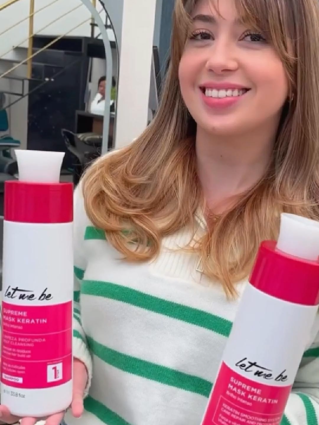 Resultado de salão no conforto da sua casa ou espaço profissional 😍 Supreme Mask Keratin Passo 1 e 2, a dupla perfeita para o seu cabelo! #fypシ゚ #fyppp #alisamentotermico