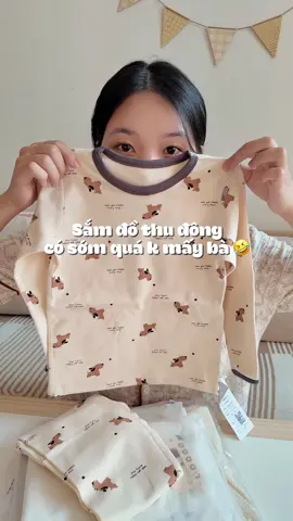 Trời 40 độ mà tui mua đồ thu đông rồi nè trời 🤣🤣 #mecucman #thoitrangchobe #mebimsua #thoitrangthudongchobe #mevabe 