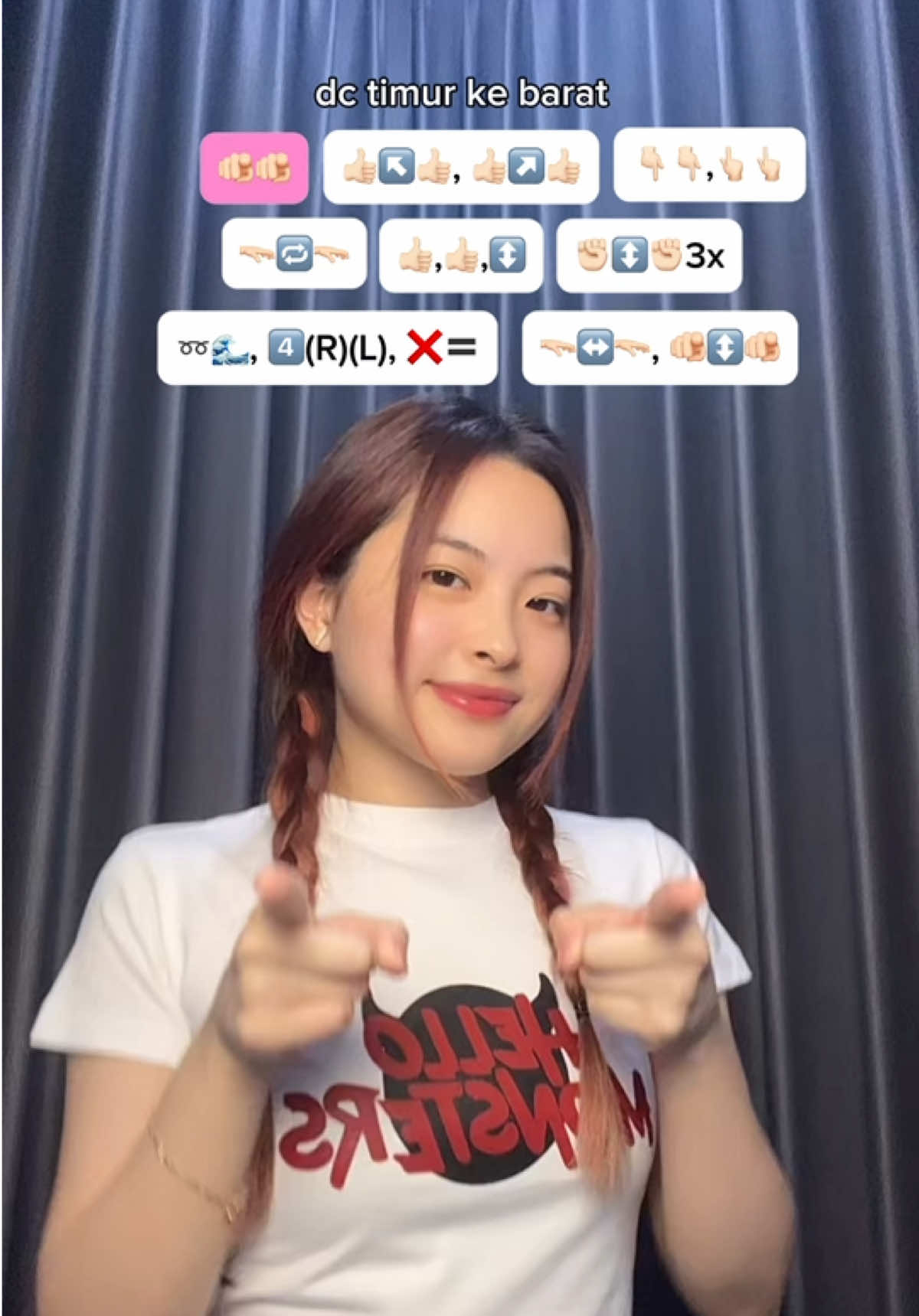 dc timur ke barat selatan ke utara (dc: @Ncumdeui ) On frame: Babymonster crop top (shop anytime at toko 🍊/🖤) #croptop #croptee #babytee #croptopmurah #cropteemurah #atasanwanita #croptopindonesia #racuntiktok #spilloutfit #spillracuntiktok #fashiontok #babymonster #kpop #kpopmerch #velocitytutorial  