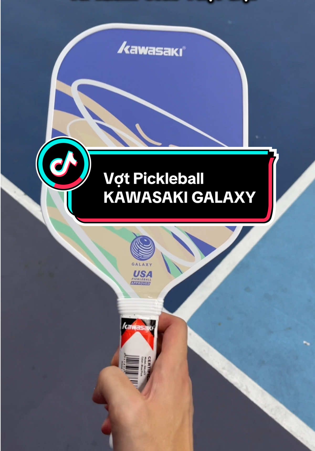 Cây vợt đưa bạn từ Newbie trở thành huyền thoại sân Pickleball #fyp #Kawasaki #Pickleballracket #GALAXY #pickleball #racket #sports #viral 